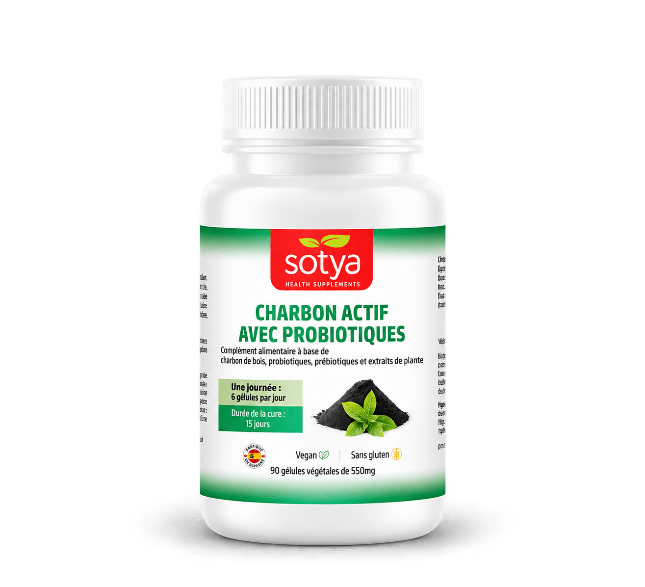 Charbon Actif avec Probiotiques