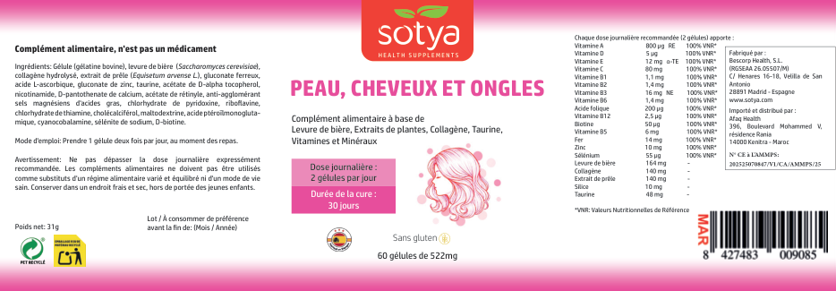 Peau, Cheveux et Ongles view 2
